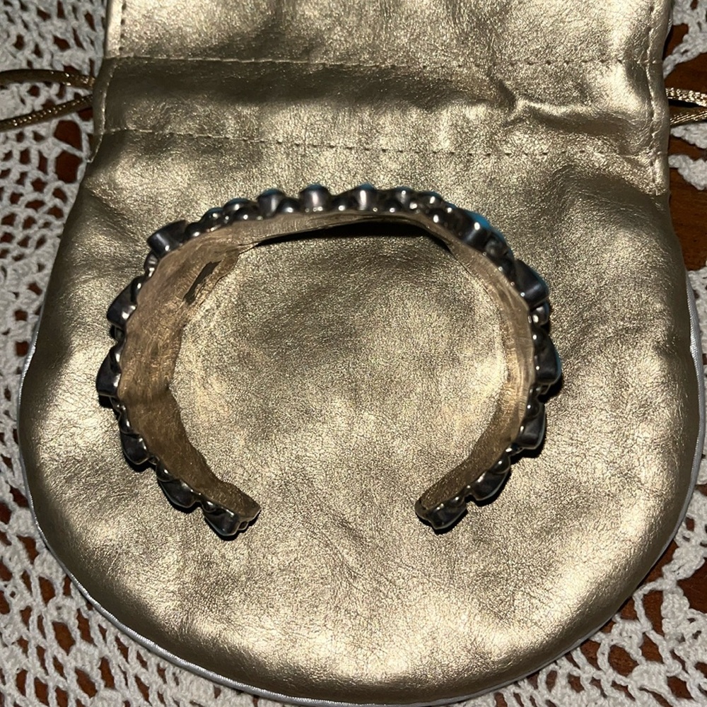 Sterling Larimar Cuff - Picture 4 of 4